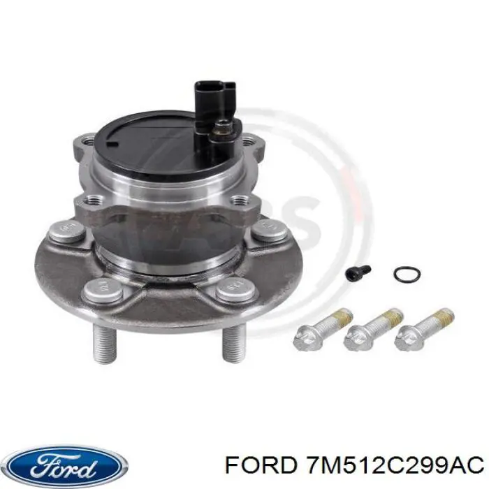 Купить 7M512C299AC Ford Задняя шпиндель