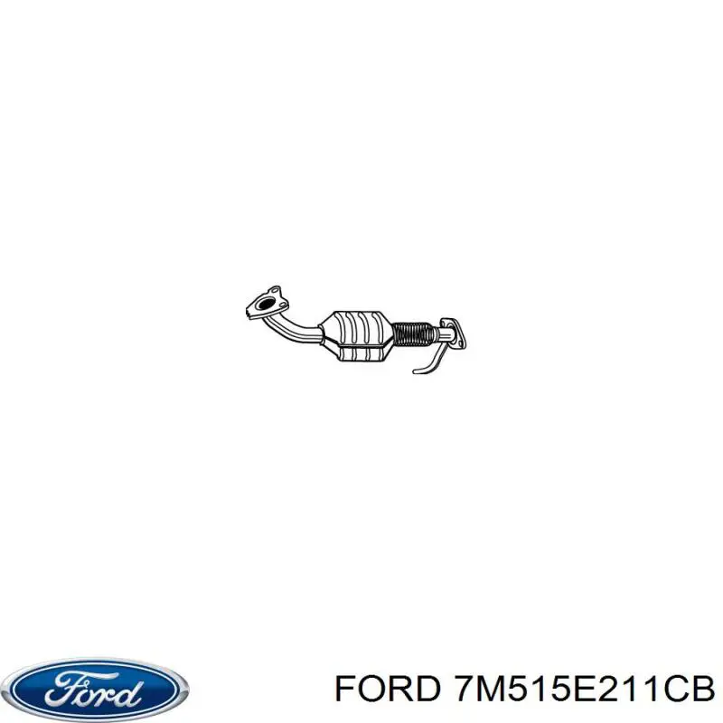 Каталитический нейтрализатор отработавших газов Ford 7M515E211CB цена, от 186.29 USD