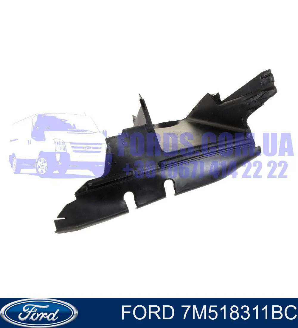 1471636 Ford воздуховод (дефлектор радиатора левый)