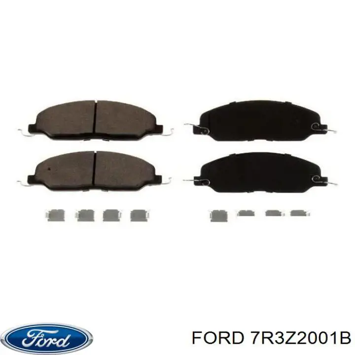 Передние тормозные колодки 7R3Z2001B Ford