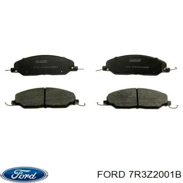 Передние тормозные колодки 7R3Z2001B Ford