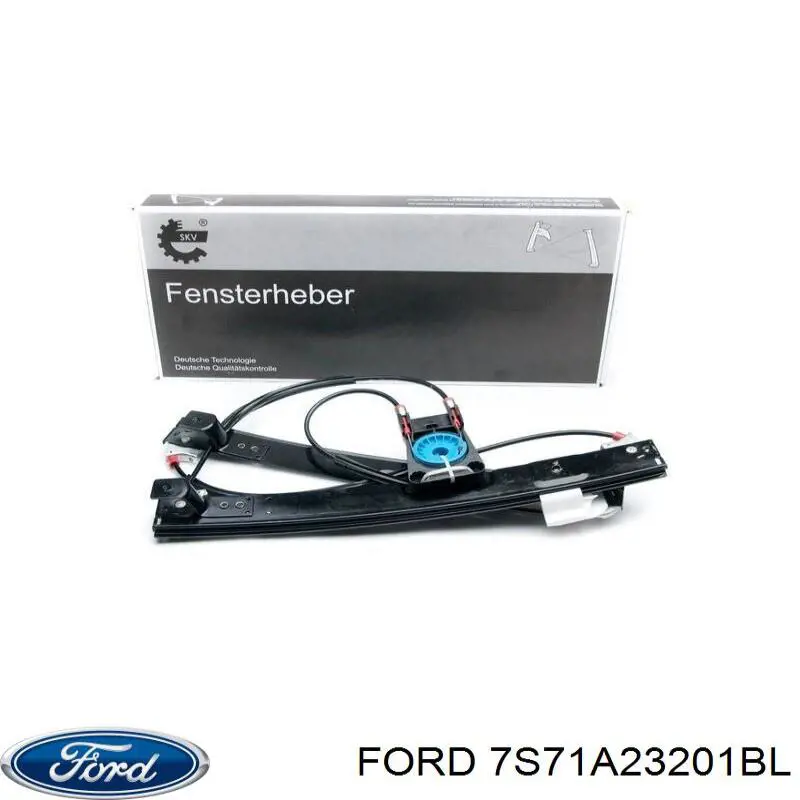 Стеклоподъемник передней левой двери 1723041 Ford