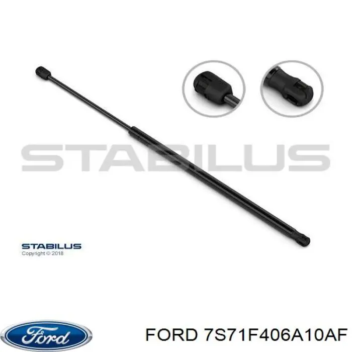 Купить 7S71F406A10AF Ford Амортизатор двери багажника