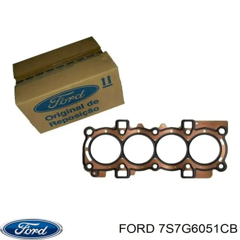 Прокладка ГБЦ 7S7G6051CB Ford