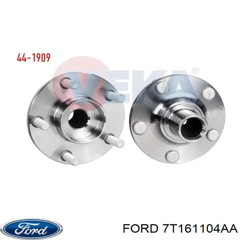 Ступица передняя 7T161104AA Ford