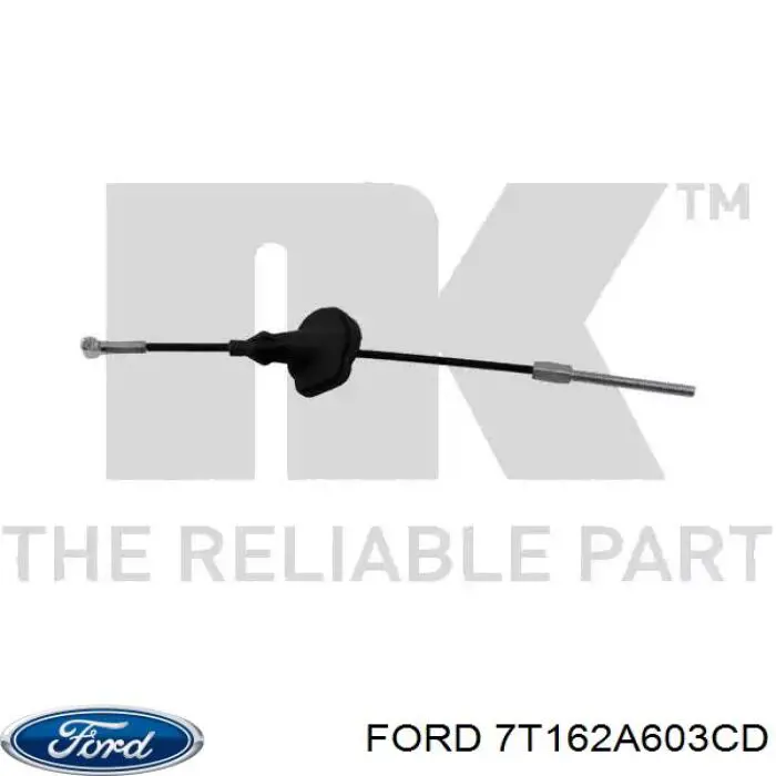 Купить 7T162A603CD Ford Тормоз стояночный