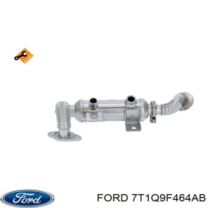 Радиатор системы EGR 7T1Q9F464AB Ford