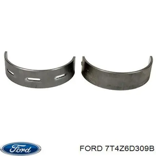 7T4Z6D309B Ford Подшипник скольжения коленвала
