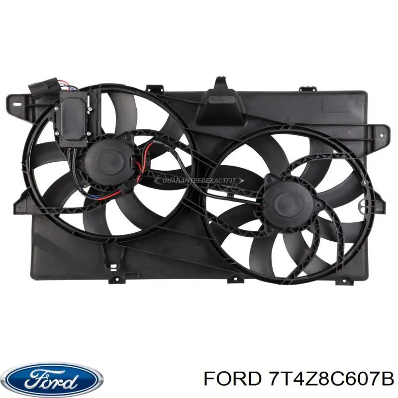 Электровентилятор охлаждения в сборе Ford Edge I внедорожник (U387) (2006 - 2014) цена, от 45.22 USD