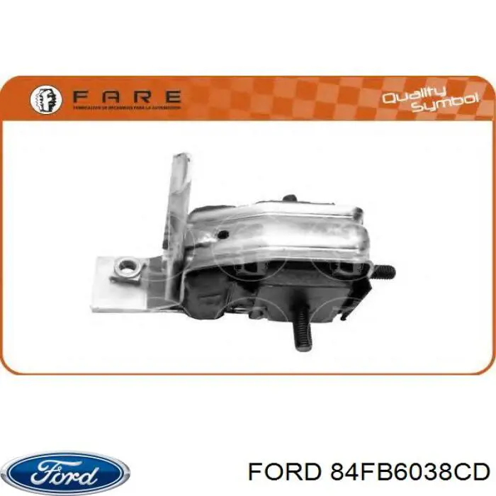 Правая подушка двигателя 84FB6038CD Ford