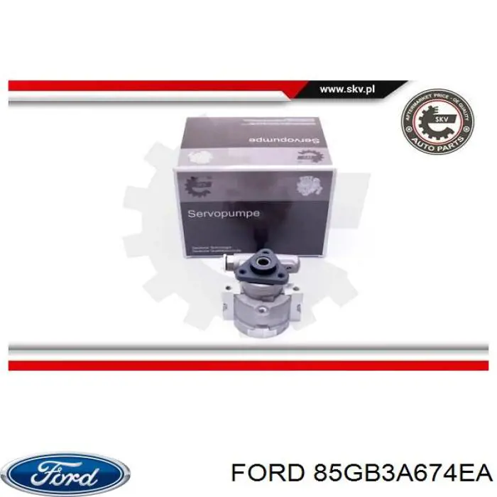 Насос ГУР 85GB3A674EA Ford