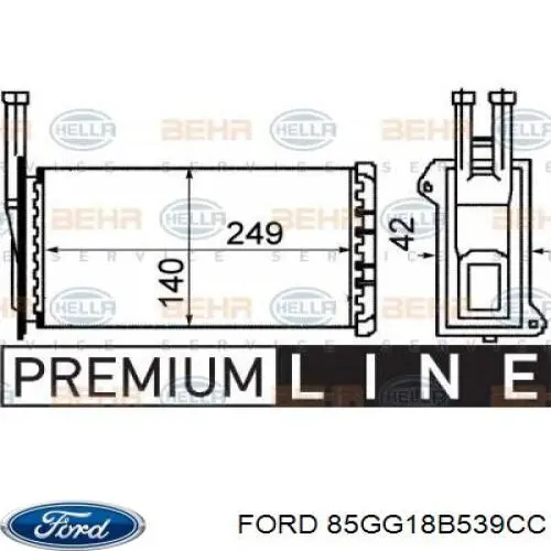 Радиатор печки 85GG18B539CC Ford