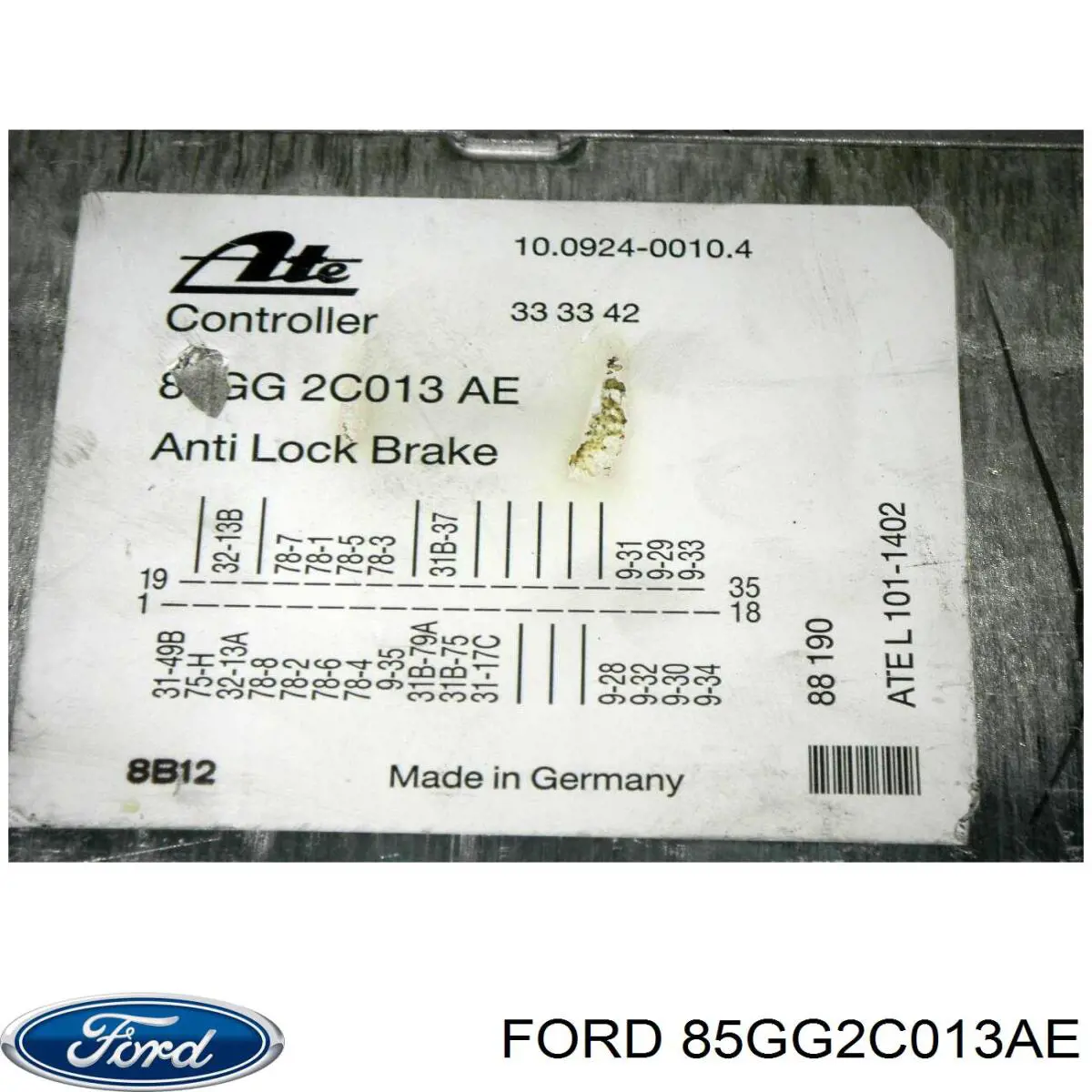 85GG2C013AE Ford 