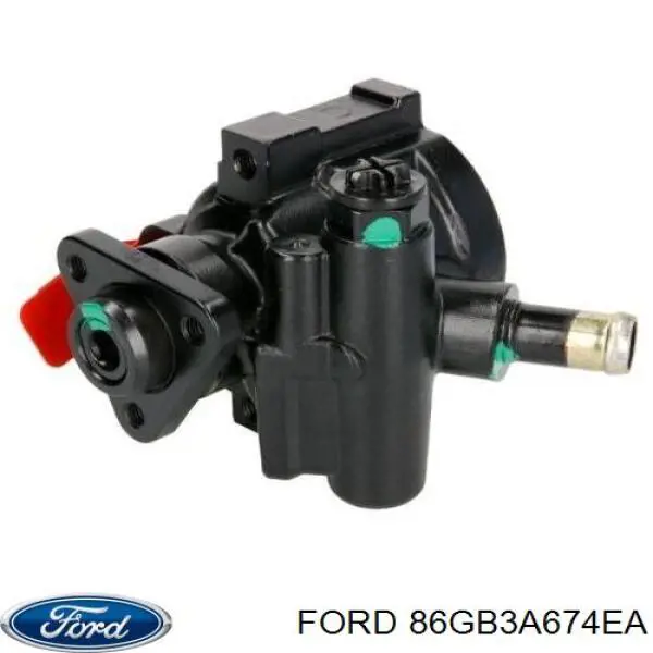 Купить 86GB3A674EA Ford Насос рулевого управления