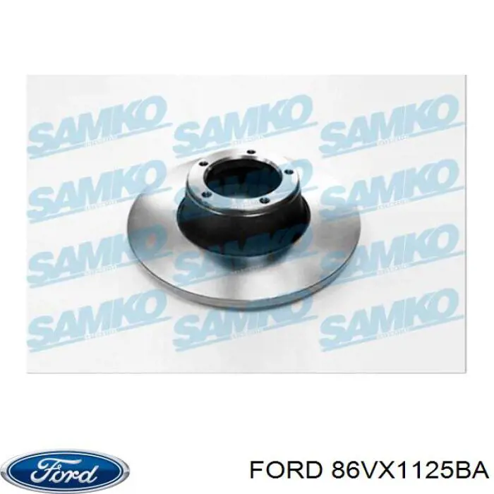 Передние тормозные диски 86VX1125BA Ford