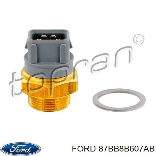 Датчик включения вентилятора радиатора 87BB8B607AB Ford