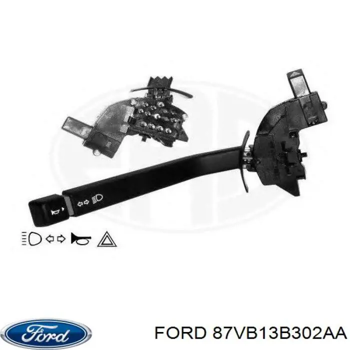 Купить 87VB13B302AA Ford Левый подрулевой переключатель
