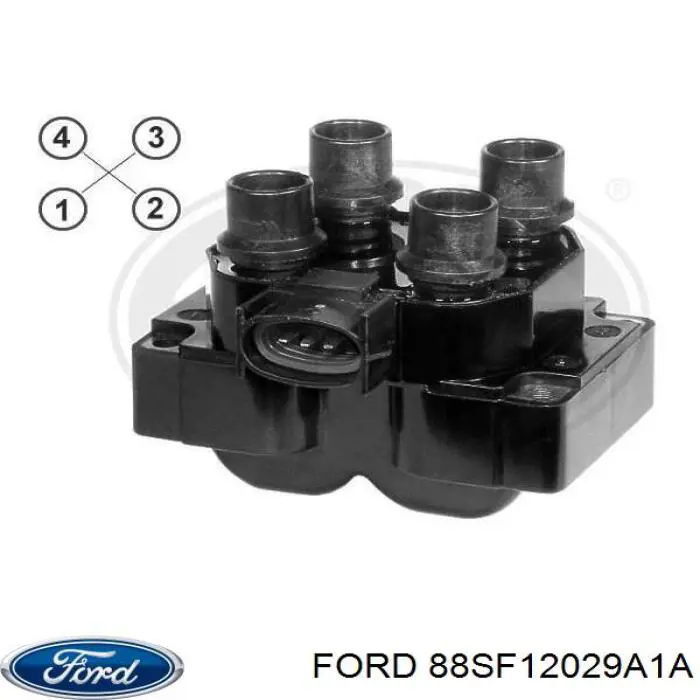 Купить 88SF12029A1A Ford Катушка зажигания