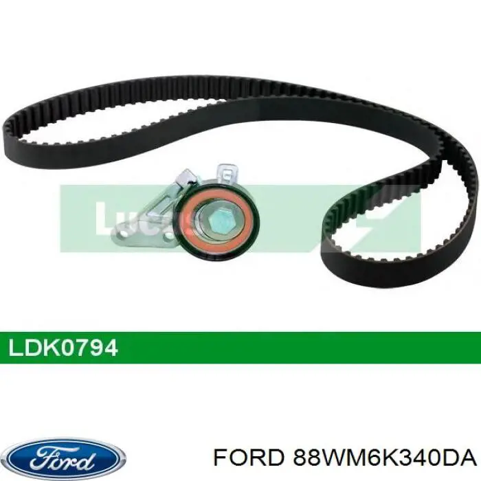 Купить 88WM6K340DA Ford Болт шкива коленвала