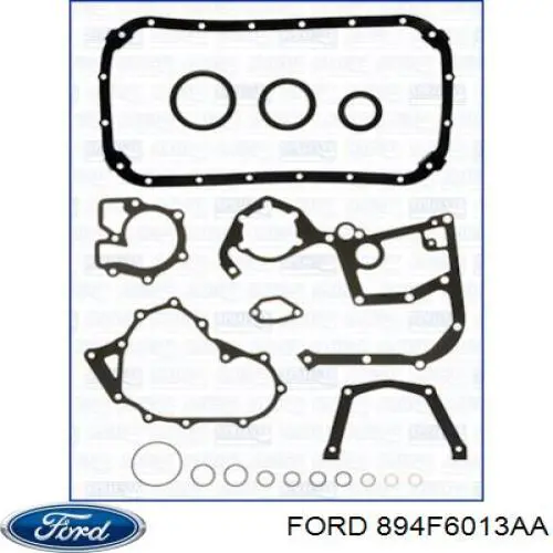 Нижний комплект прокладок двигателя 894F6013AA Ford