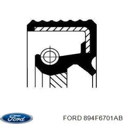 Сальник коленвала двигателя задний 894F6701AB Ford