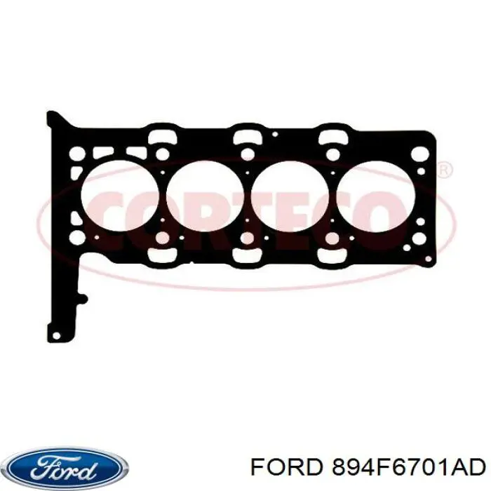 Купить 894F6701AD Ford Сальник коленвала задний