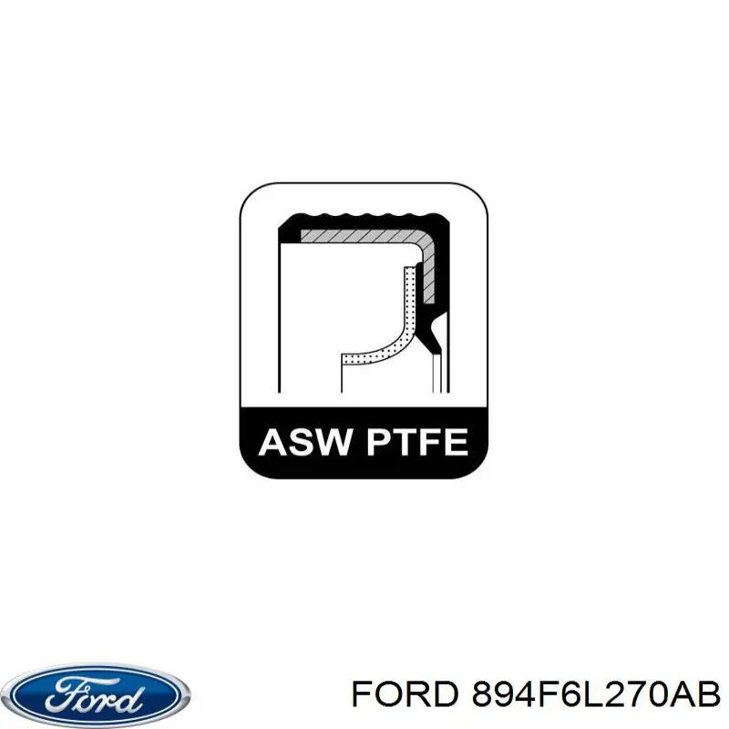 Сальник двигателя распредвала Ford 894F6L270AB цена, от 10.21 USD