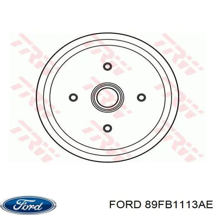 Купить 89FB1113AE Ford Тормозной барабан