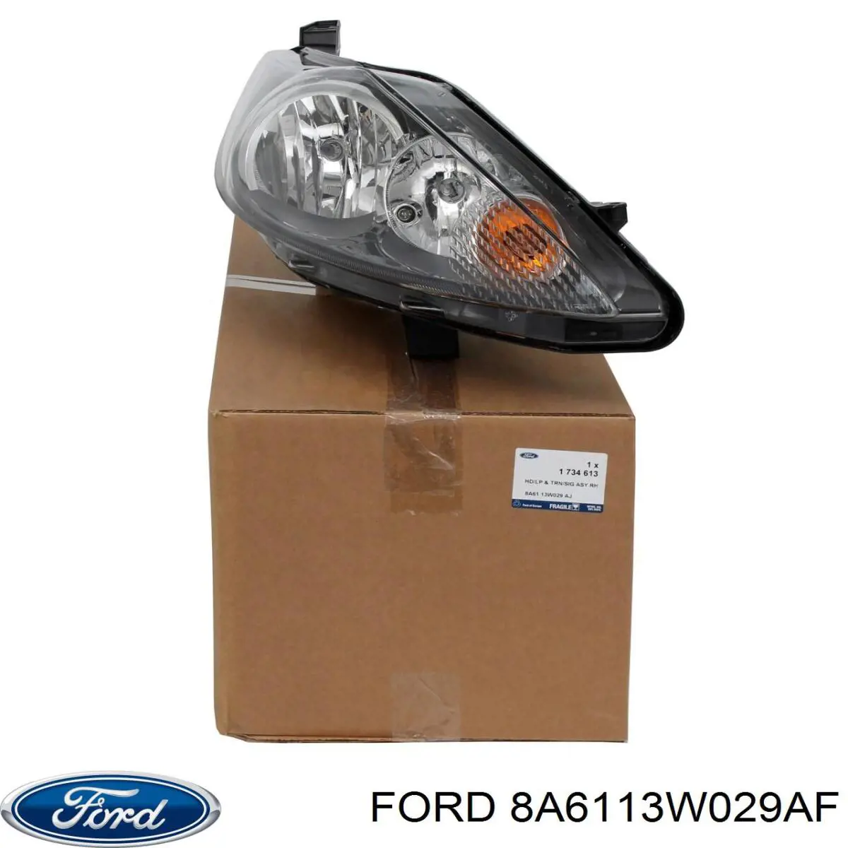 Фара левая 8A6113W029AF Ford