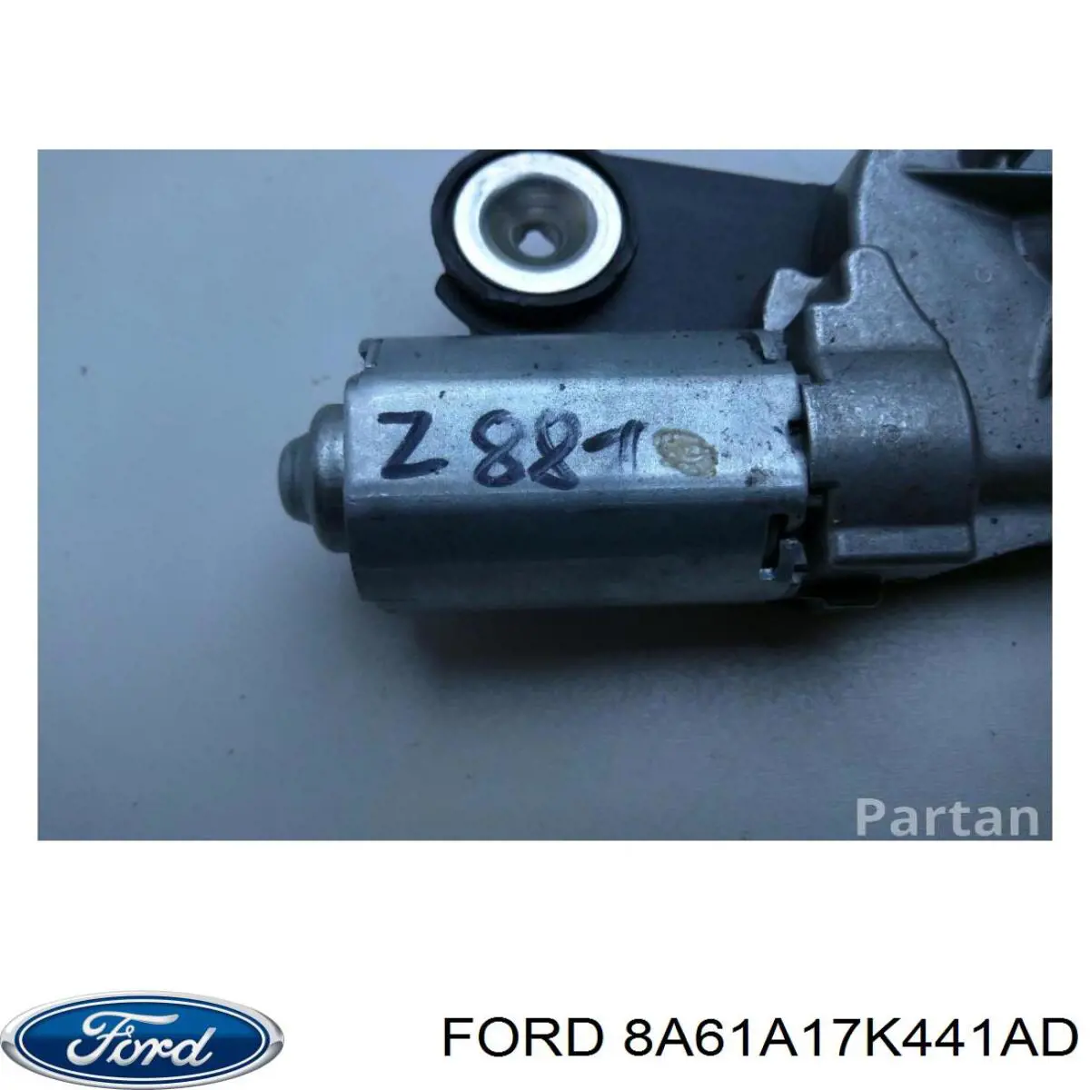 8A61A17K441AD Ford motor de limpador pára-brisas de vidro traseiro