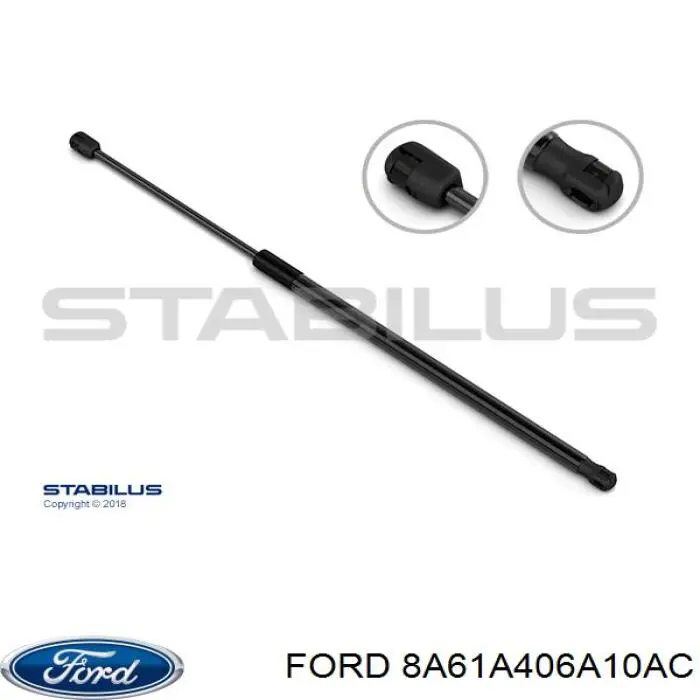 Купить 8A61A406A10AC Ford Амортизатор двери багажника