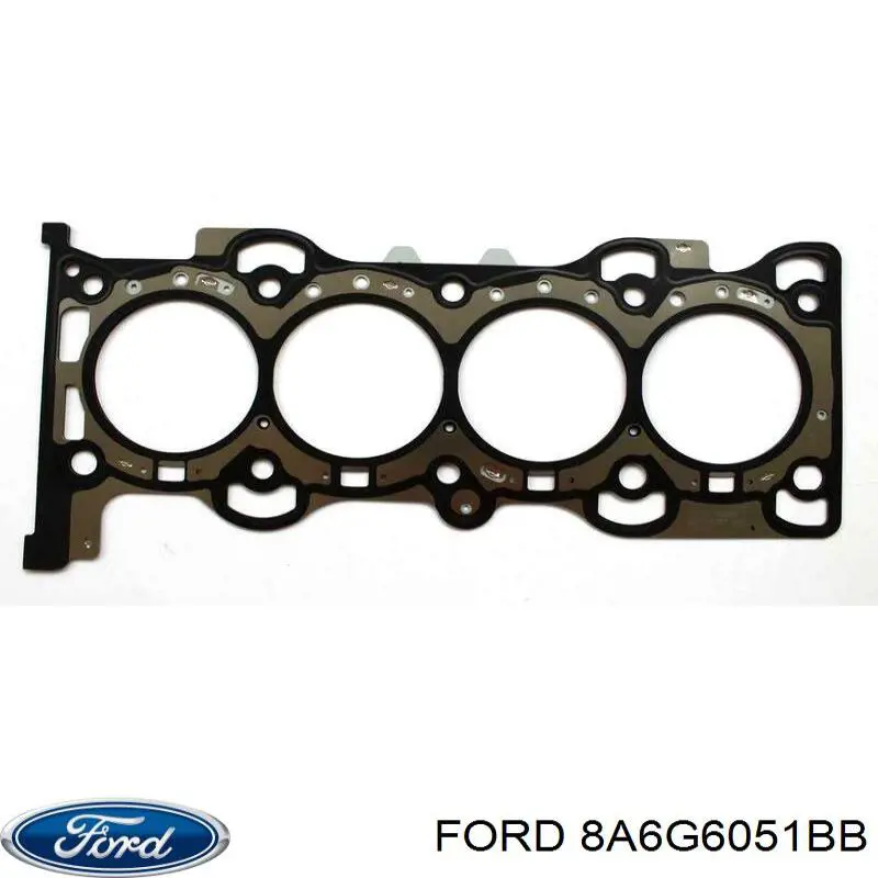 Прокладка ГБЦ 8A6G6051BB Ford