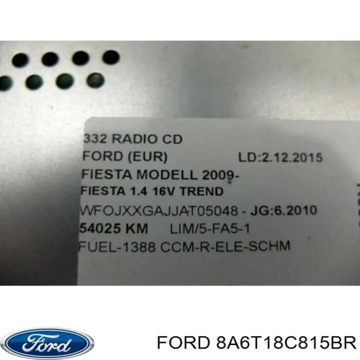 Купить 1619367 Ford Заводская магнитола