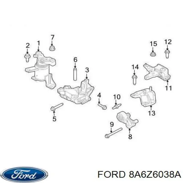  8A6Z6038A Ford