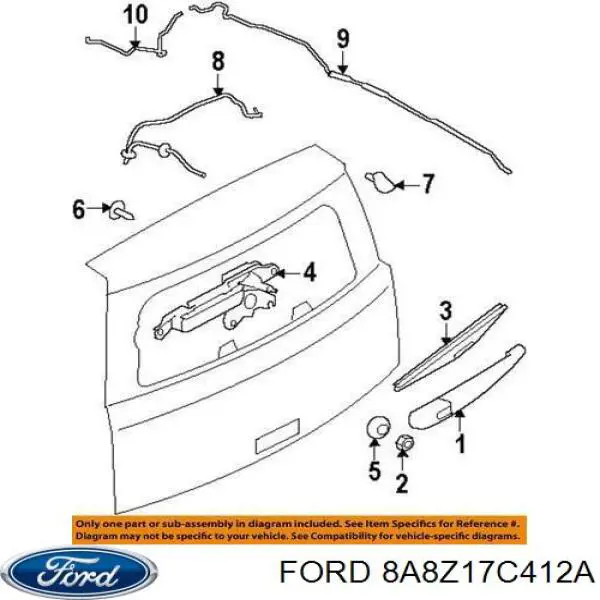  8A8Z17C412A Ford