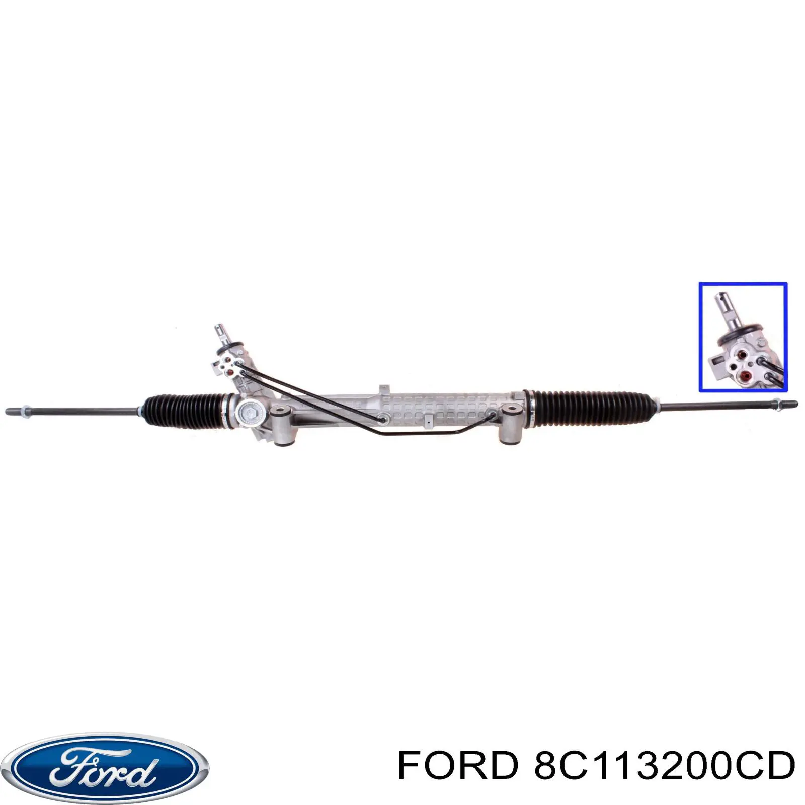 8C113200CD Ford Управление рулевое в сборе