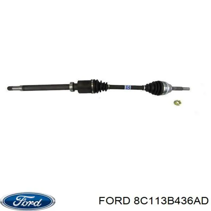 Привод передний правый Ford 8C113B436AD цена, от 87.90 USD