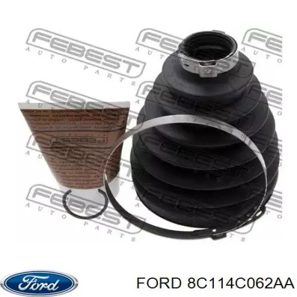Пыльники ШРУСов передней полуоси, комплект Ford 8C114C062AA цена, от 59.06 USD