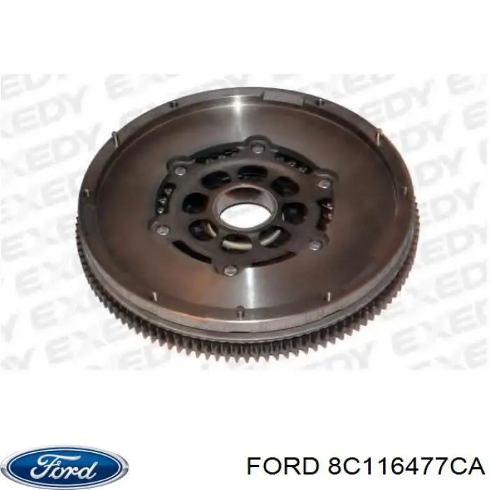 8C116477CA Ford volante de motor