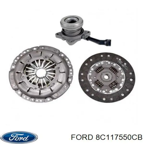 8C117550CB Ford Сцепление в сборе