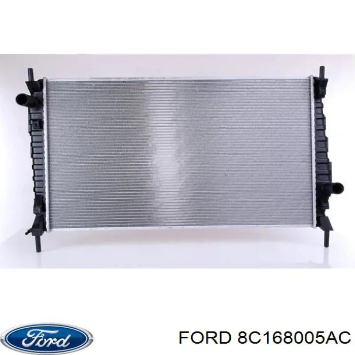 8C16 8005 AC Ford radiador de esfriamento de motor