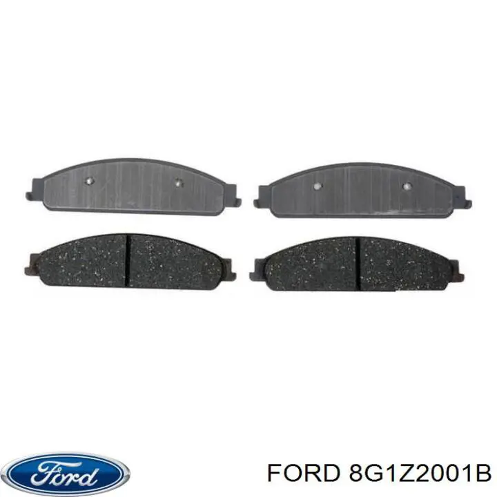 Передние тормозные колодки 8G1Z2001B Ford