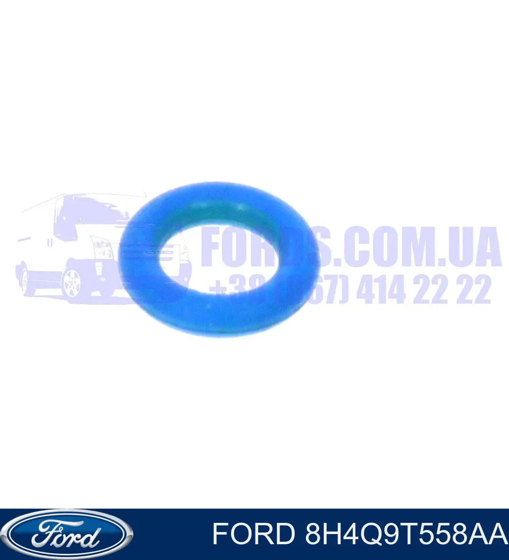 8H4Q 9T558 AA Ford кольцо уплотнительное штуцера обратного шланга форсунки
