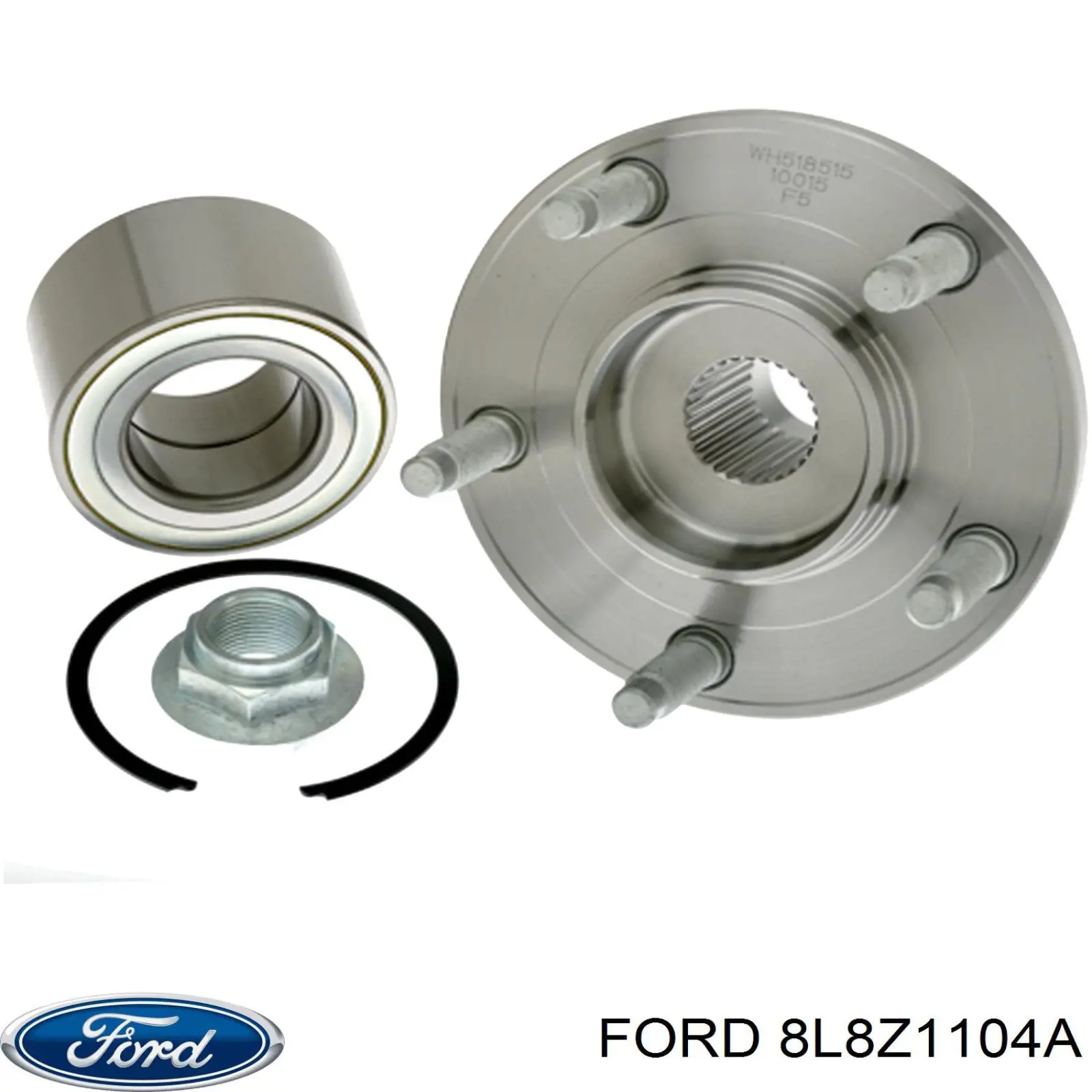 Ступица колеса передняя на Ford Escape  