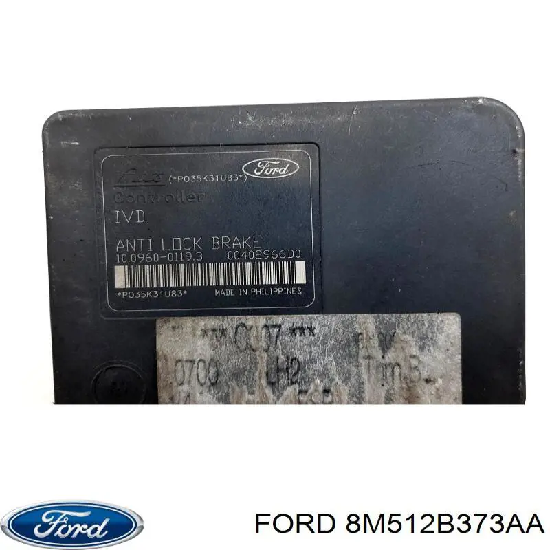 8M512B373AA Ford unidade hidráulico de controlo abs