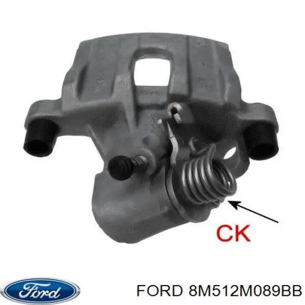 Купить 8M512M089BB Ford Суппорт задний левый