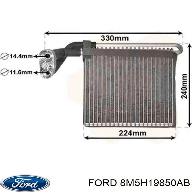 Испаритель кондиционера 8M5H19850AB Ford