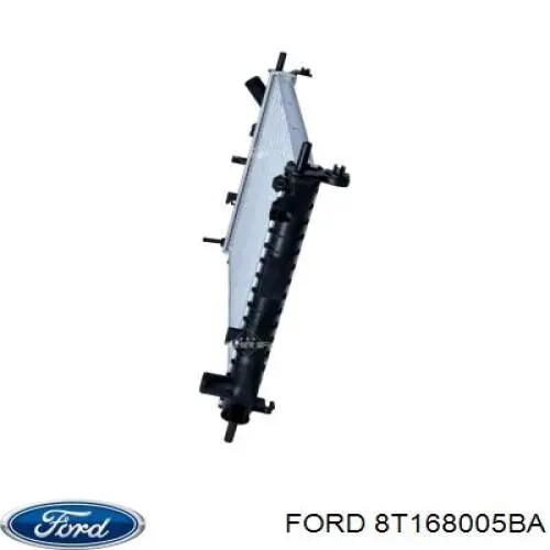 Радиатор охлаждения двигателя Ford 8T168005BA цена, от 92.24 USD
