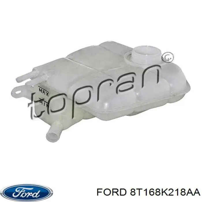 8T168K218AA Ford tanque de expansão do sistema de esfriamento