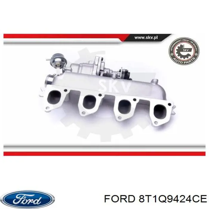 Купить 8T1Q9424CE Ford Клапан EGR системы рециркуляции отработавших газов
